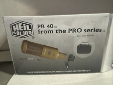 Heil Sound PR40 Large Diameter Dynamic Cardioid Studio Microphone with Case
