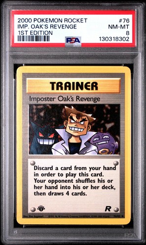 Imposter Oak's Revenge (1st Edition) graded PSA 8 for sale on eBay