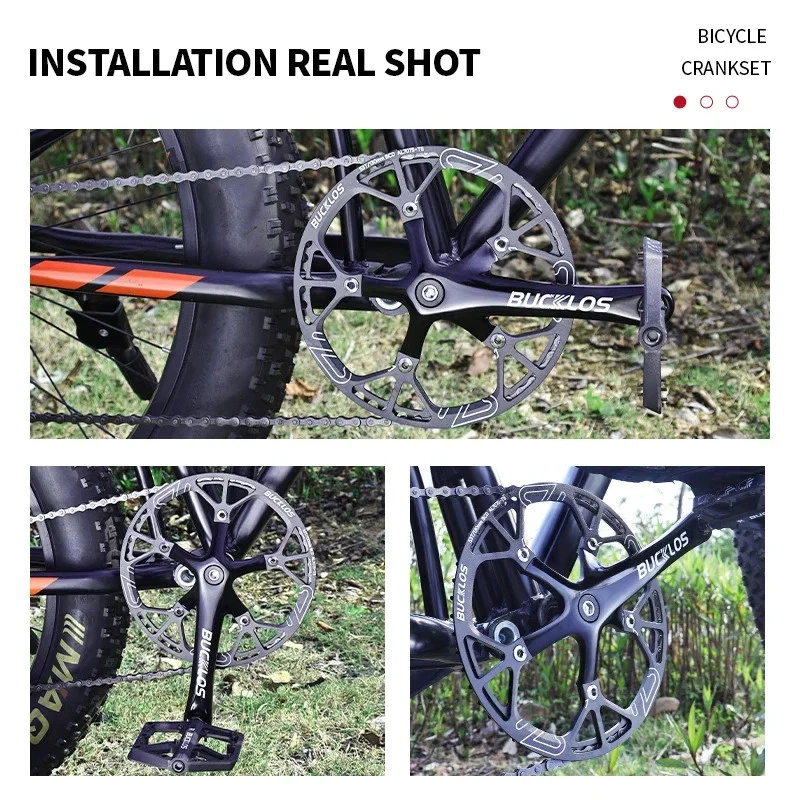 Plato 130 BCD 45T 47T 53T 56T 58T 5 pernos plegable bicicleta manivela rueda dentada pieza Foto 2 de 4