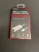Macally U3GBA USB 3.0-Gigabit Ethernet Adaptor New/Sealed