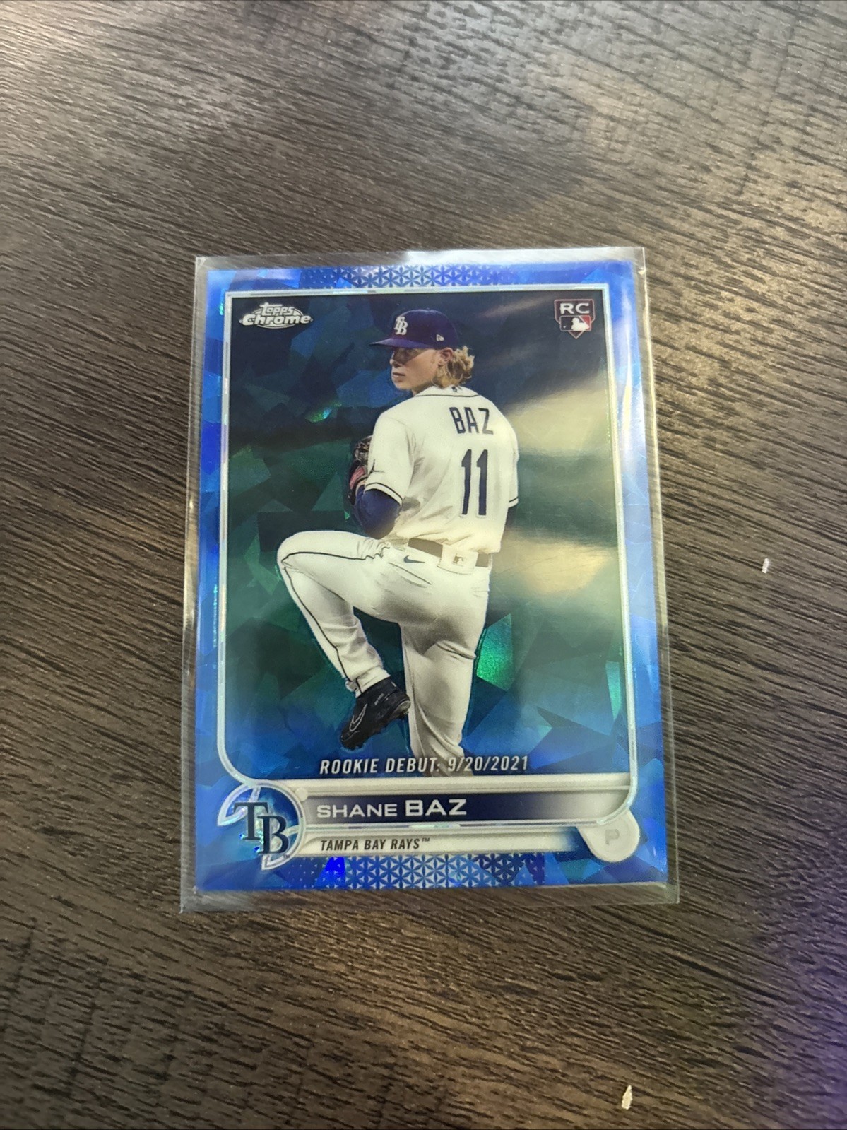2022 Topps Chrome Update Series Sapphire Edition -  Debut Shane Baz #US240 (RC)