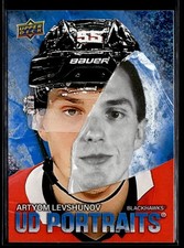 2025-26 Upper Deck Series 1 UD Portraits Speckle #P-4 Artyom Levshunov