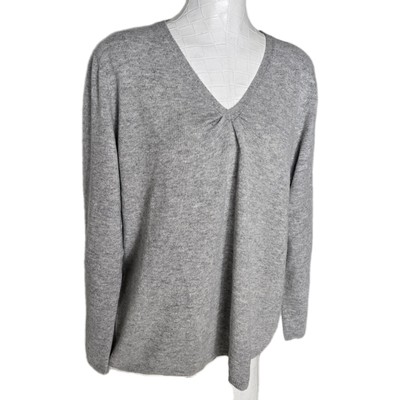 TALBOTS 100% Pure Cashmere Women's Size Plus 1X Long Sleeve Sweater Cozy Soft 