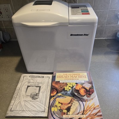Breadman Plus TR777C Programmable Automatic Breadmaker Pizza Pasta Dough