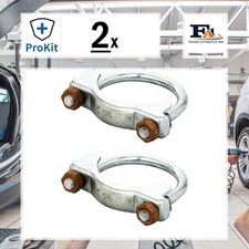 2x ORIGINAL® Fa1 Rohrverbinder, Abgasanlage für Ford FOCUS I MONDEO IV Turnier