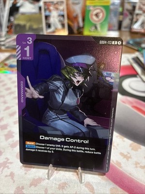 Gundam Card Game Phantom Aria Damage Control GD04-113 Rare NM