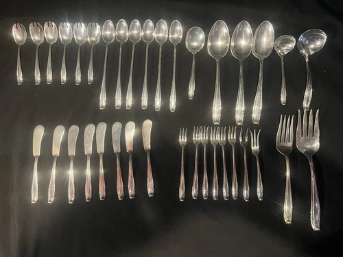 Wallace STRADIVARI Sterling Silver Flatware Set - 36 Pcs - 1160g No Monogram