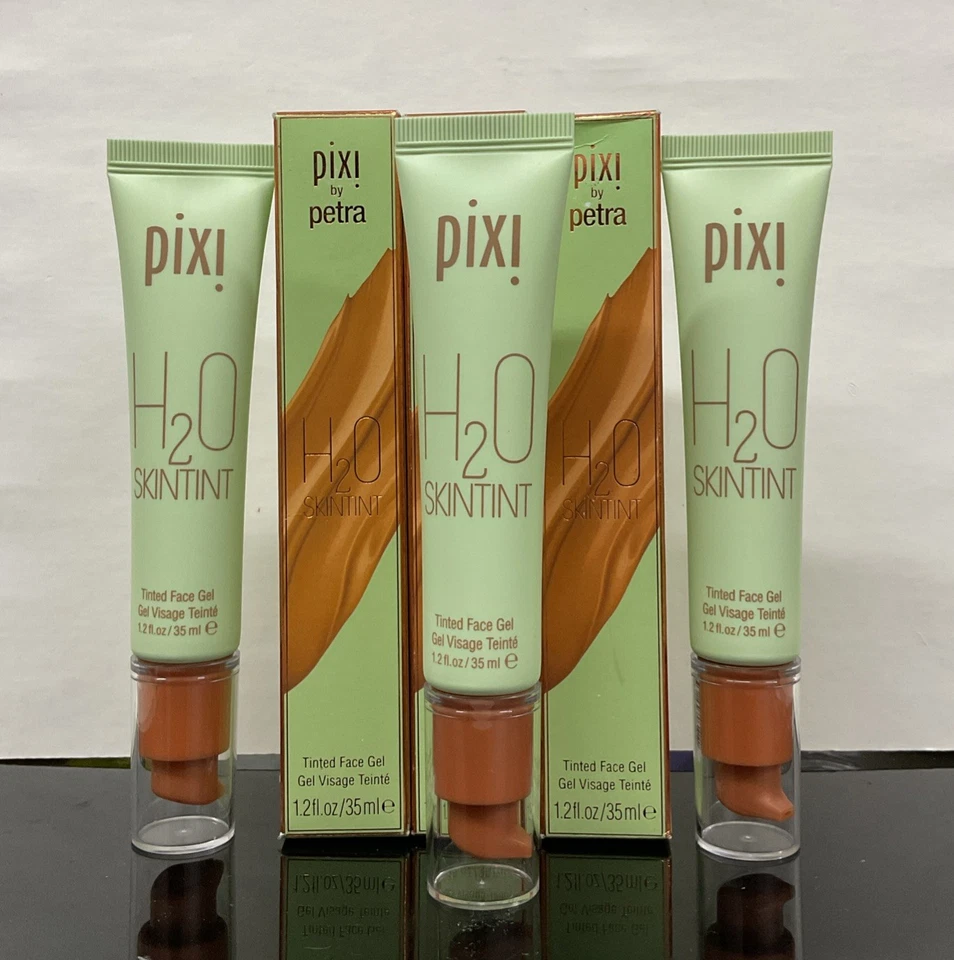 Lot Of 3 Pixi By Petra H2O Skintint Tinted Face Gel *CINNAMON 1.2 Fl Oz, As PICT - Image 3 of 4