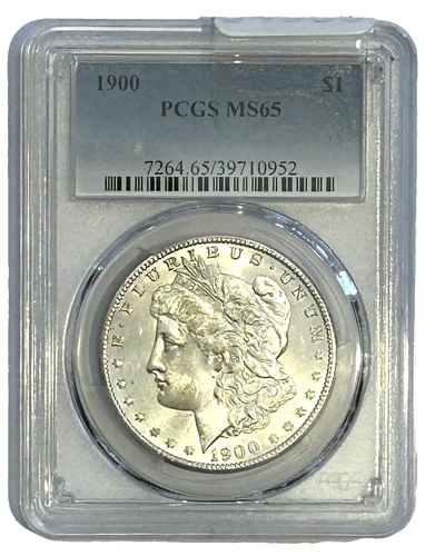 A PCGS Certified MS65 1900 P Morgan Silver Dollar