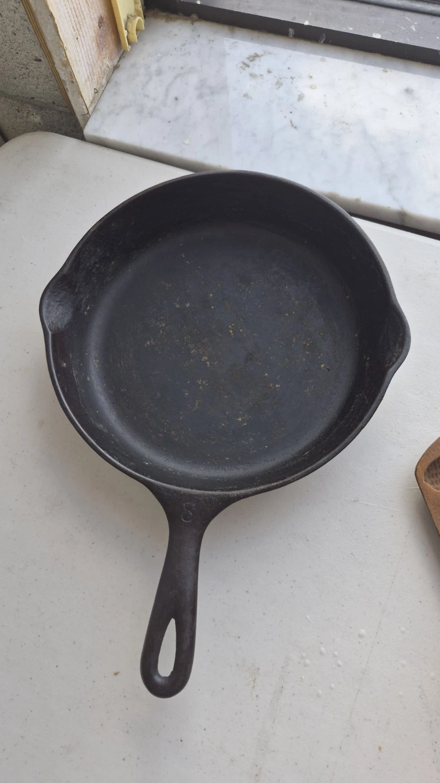 Vintage Wagner Ware Sidney O #8 Cast Iron 1058A Skillet 10” Great Condition