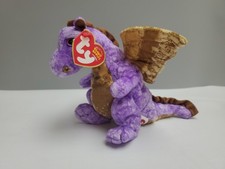 Ty Beanie Baby Legend -(Dragon Purple 2003) Free Shipping (A7)