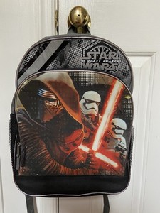 Star Wars The Force Awakens Backpack Kylo REN Stormtrooper Kids School