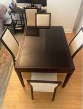 Esstisch mit 6 Stühlen, Selbstabholung