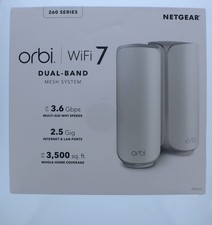 Netgear Orbi WiFi 7 Dual-Band Mesh System White