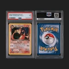 2000 POKEMON ROCKET  #4 DARK CHARIZARD-HOLO PSA 7