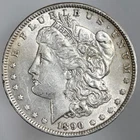 1890-P  $1 MORGAN SILVER DOLLAR PHILADELPHIA XF/AU DETAILS "CLEANED"(251110-021)