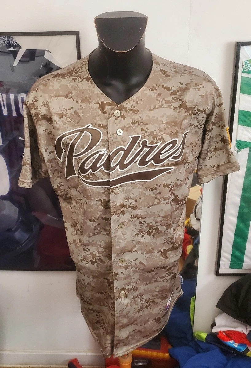 Shirt Jersey Baseball USA San Diego Padres Camo MLB Baseball Authentic  1487.8oz