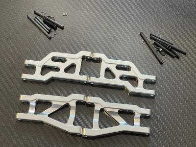 #ad #ad Aluminum Front amp; Rear Suspension Arms for Traxxas Bandit VXL Sil $26.99