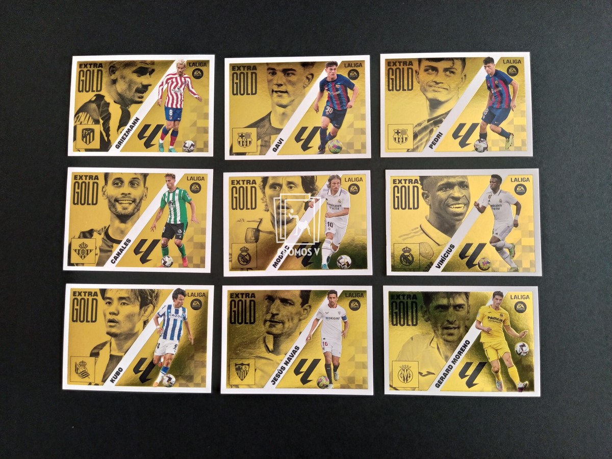 EXTRA GOLD STICKERS CROMOS LIGA ESTE 2023 2024 23 24 - PANINI CROMOS  STICKERS