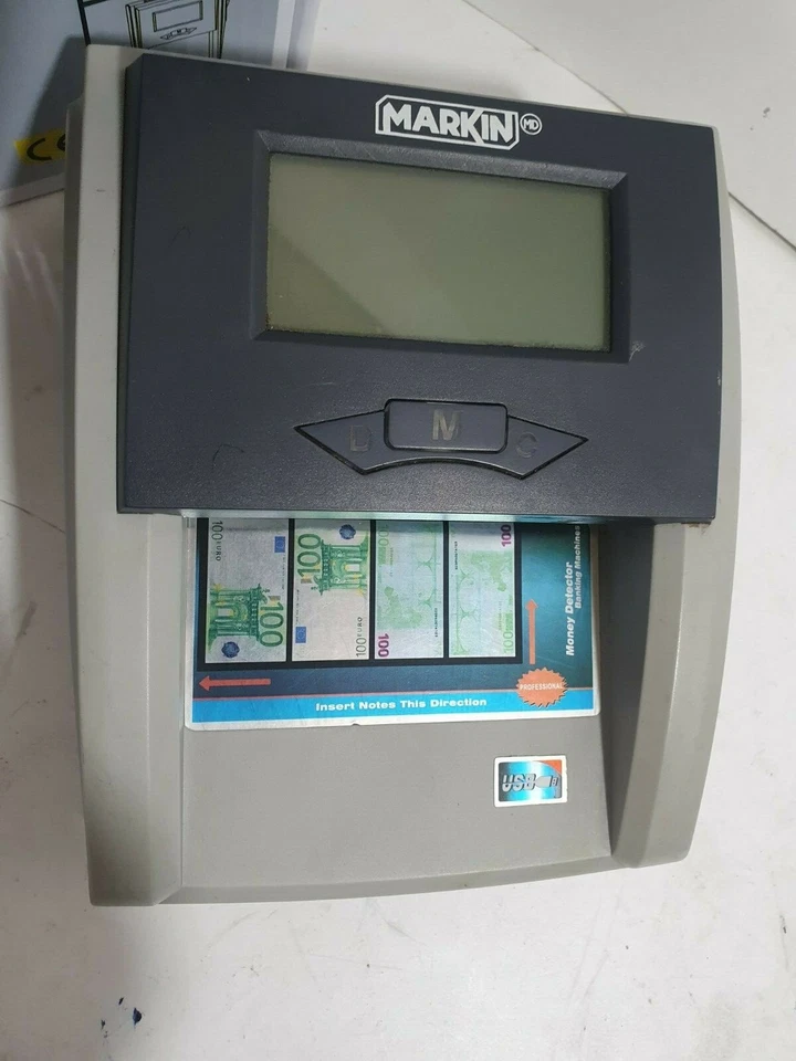 Money detector 306 professional anche a batterie USB EUR usd gbp banconote false - Immagine 3 di 4