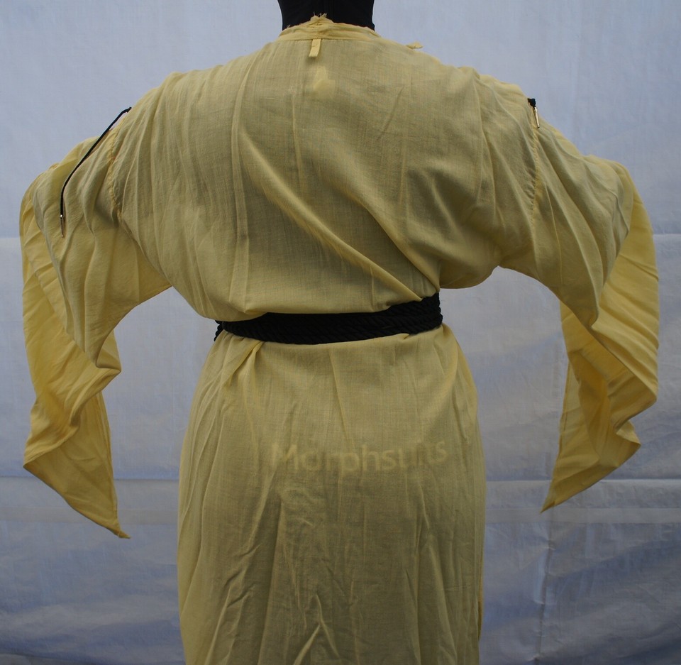 Medieval Occult Sheer Ritual Robe Halloween Witch Larp pagan Martial ...