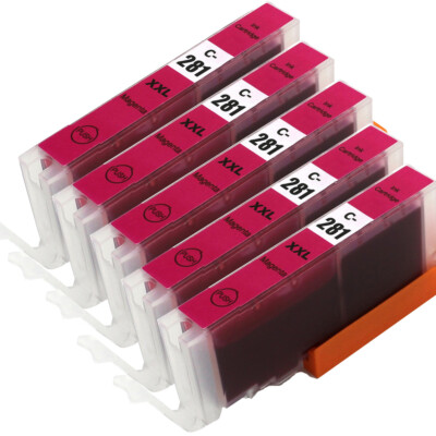 MAGENTA Printer Ink for Canon CLI-281 XXL Pixma TS6120 TR7520 TS9520 TS8320 