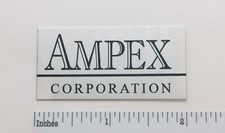 Ampex Amplifier Badge Custom Made Aluminum