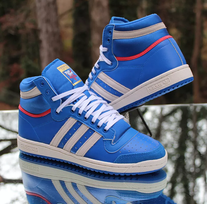 Adidas Originals Top Ten Hi Glory Blue Men's Size 8.5 Gold Orbit EG5517 |