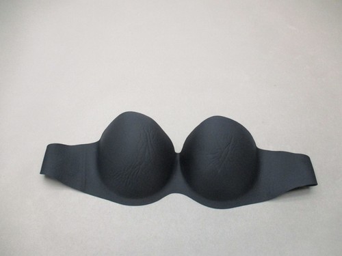 34D Felina Womens Black Lined Underwire Back Closure Strapless Bra 5E