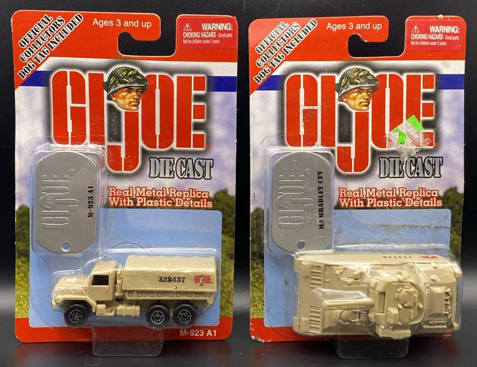 Lot of 5: Maisto GI Joe Military Die Cast Replicas W/ Collectors Dog Tag ~ NEW - Imagem 2 de 4