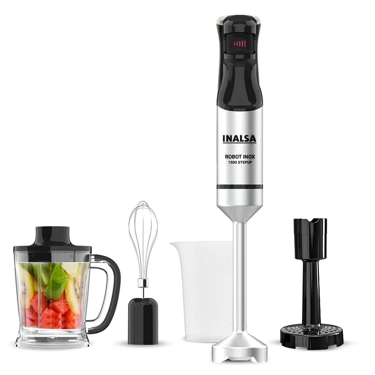 NALSA Hand Blender 1500 W|Silent DC Copper Motor |-Robot INOX 1500 StepUp |SS
Opens in a new window