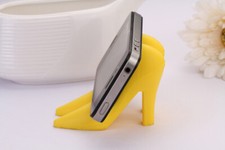 High Heels Mobile Phone Holder Stand Mini Silicone Ladies Woman Shoes