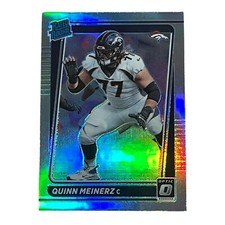 2021 Donruss Optic Prizm Holo #262 Quinn Meinerz Denver Broncos Football Card