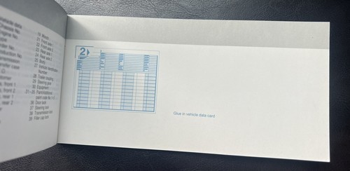 1986 Mercedes Owners Maintenance Booklet R107 560SL NEW MINT 1986 - Picture 5 of 7