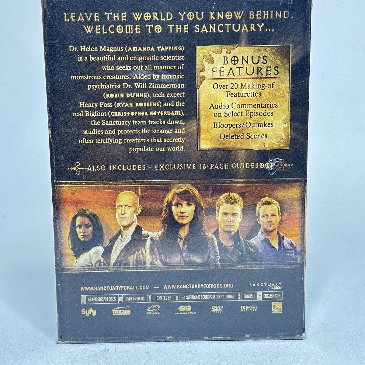 Sanctuary: The Complete Series Seasons 1-4 (18-Disc DVD Box Set