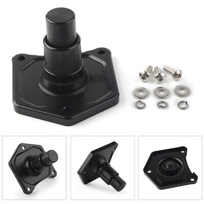 1Pc Solenoid Cover Starter Push Button Black For Harley Sportster Big Twin Dyna