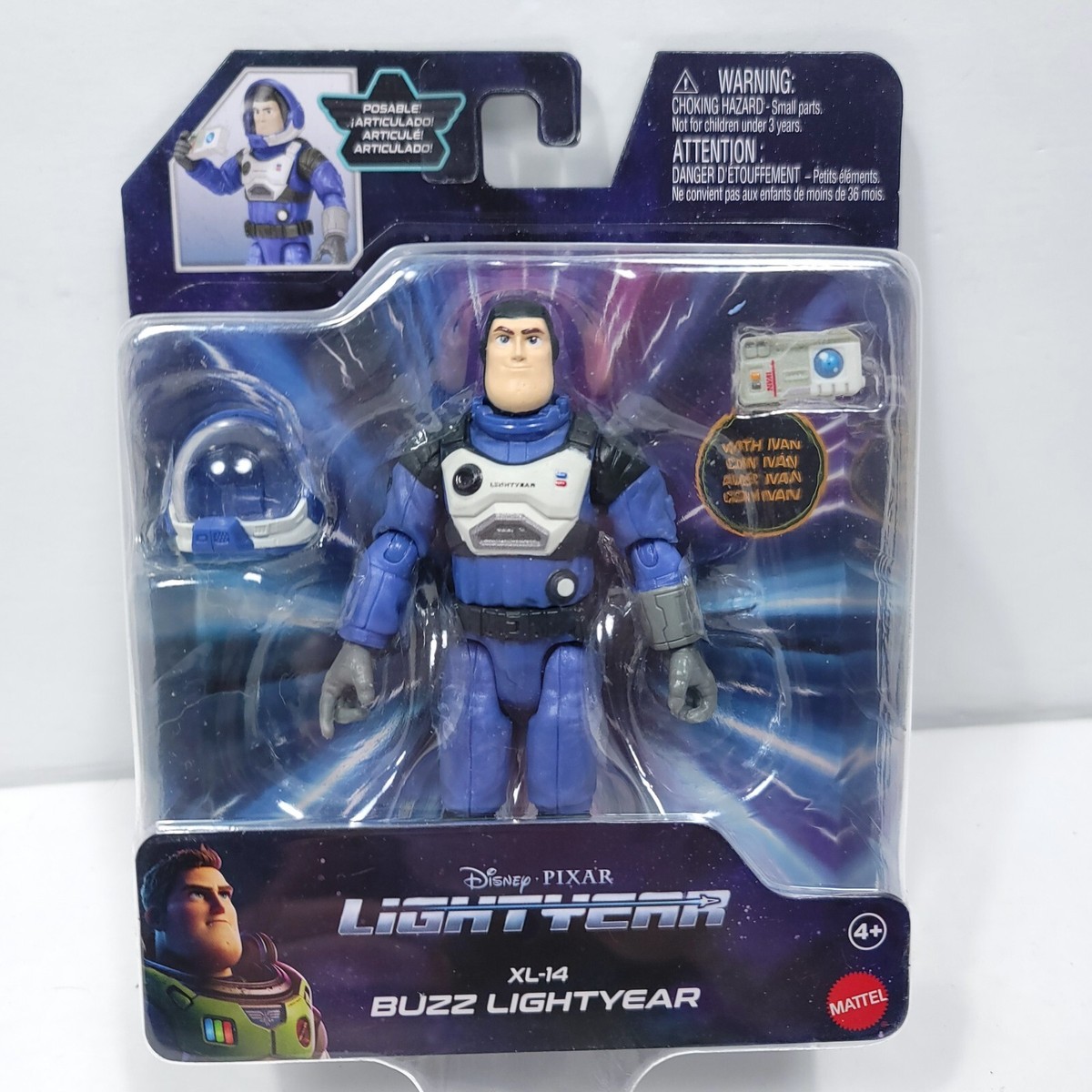 Disney Pixar Buzz Lightyear Action Figure Blue Space Suit XL