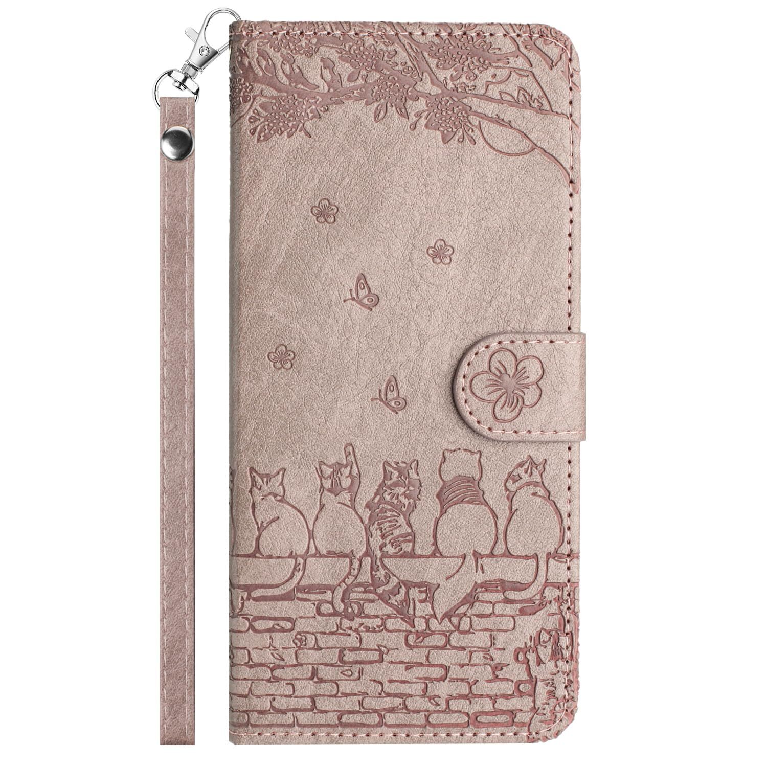 TEDTIKJT for iPhone 15 Case Notebook Type Leather for iPhone 15 Cover Built 488-image