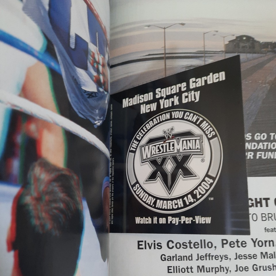 WWE WrestleMania XX 3D Magazine With 3D Glasses April 2004 Pro