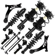For 2009-2013 Toyota Corolla Front Struts Rear Shocks Sway Bar Control Arms