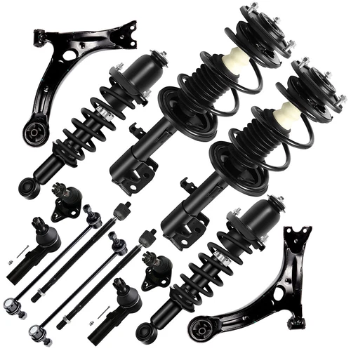 For 2009-2013 Toyota Corolla Front Struts Rear Shocks Sway Bar Control Arms