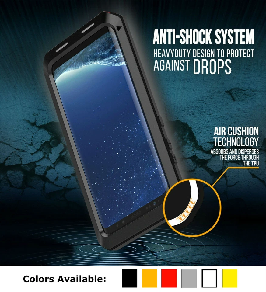 For Samsung Galaxy S25 S24 S23 S22 S21 S20 S10 Metal Aluminum Heavy Duty Case - Image 2 of 4