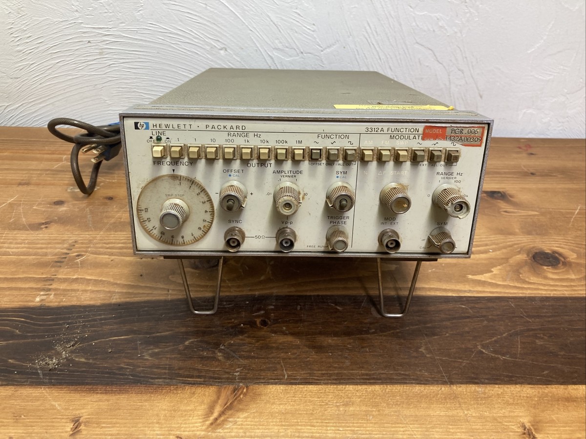 Hewlett-Packard T183078 HP 3312A Function Generator 0.1Hz to 13MHz