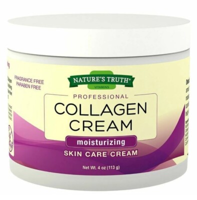 Natures Truth Professional Collagen Moisturizing Cream Skin Care Gluten Free 4oz