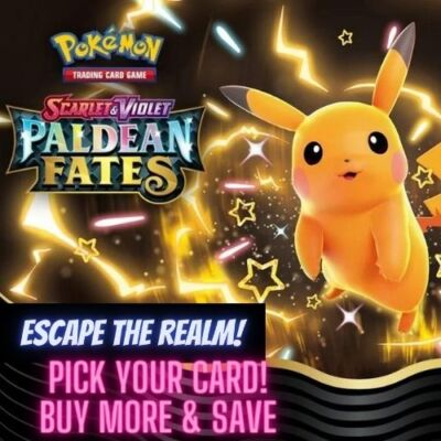 #ad Paldean Fates Regular Baby Shiny Reverse Holo Complete your Master Set $0.99