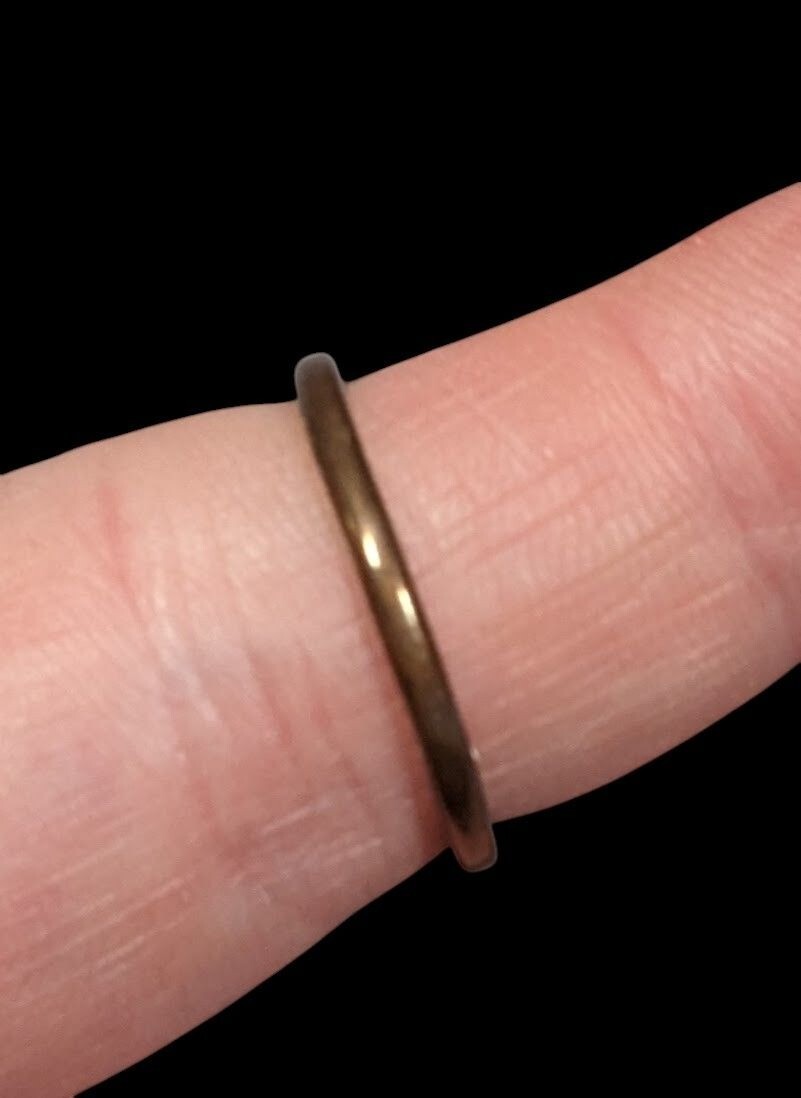 Geometric Rectangular Mottled Stone Silver Tone R… - image 2