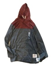 US Polo Assn. Boys Hoodie Gray Maroon 14/16 New with Tags Lightweight Cool Nice