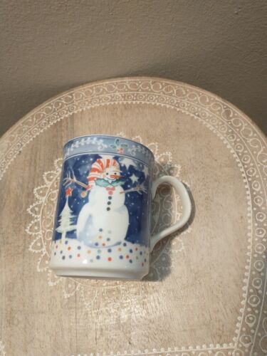 Tasse Epoch Mr. Snowman 4 pouces tasse Noël bonhomme de neige. prix par article  - Photo 1/10
