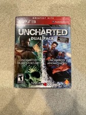 Uncharted Dual Pack 2 Full Games PS3 - Perfect Condition Complete with Manual