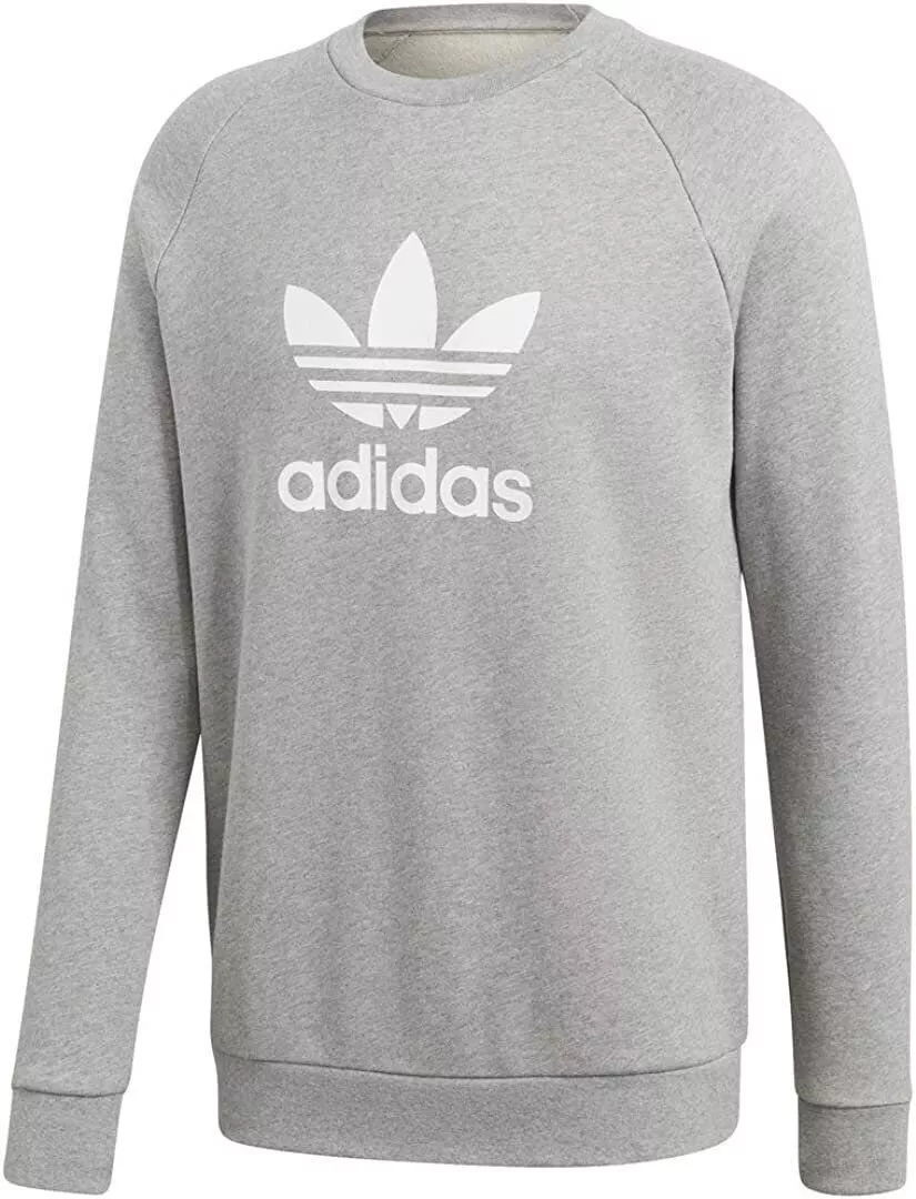 Mens adidas cheap trefoil sweatshirt